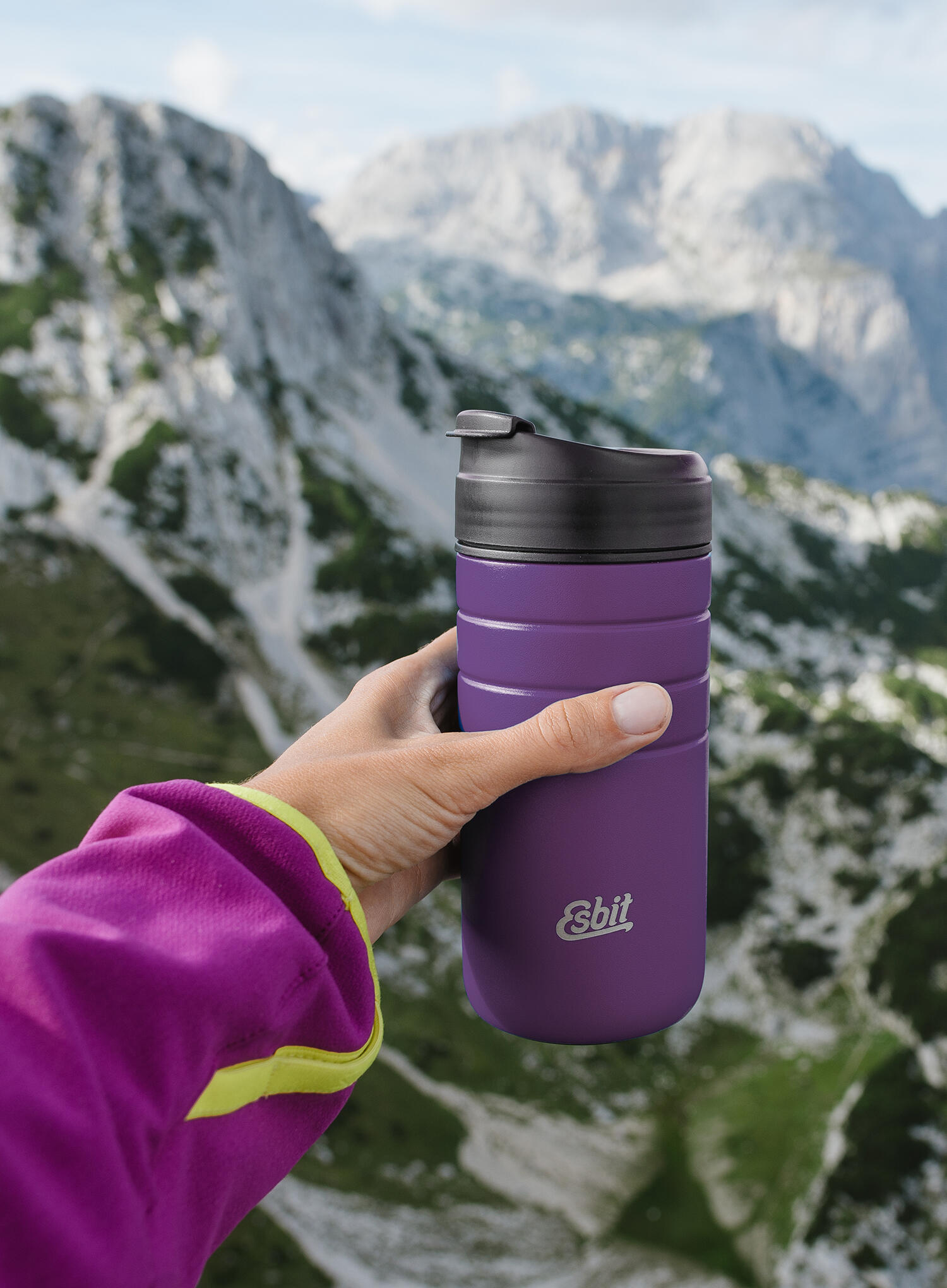 Thermobecher mit Flip Top Esbit 6/7