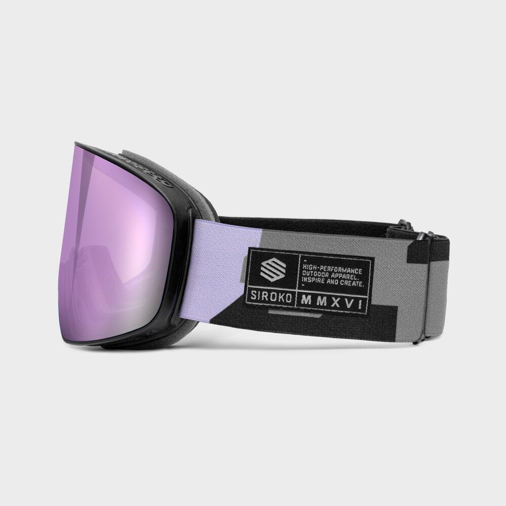 Máscara de ski Desportos de inverno Homem e mulher GX Amethyst Lavanda 3/7
