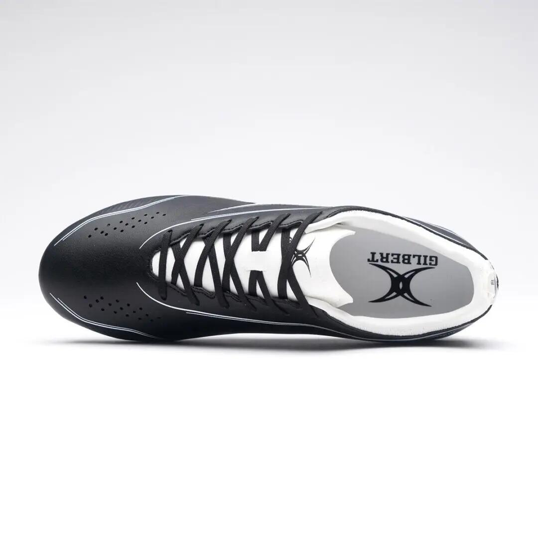 Botas De Rugby Gilbert Niño Cage Torq Msx Negro 3/6