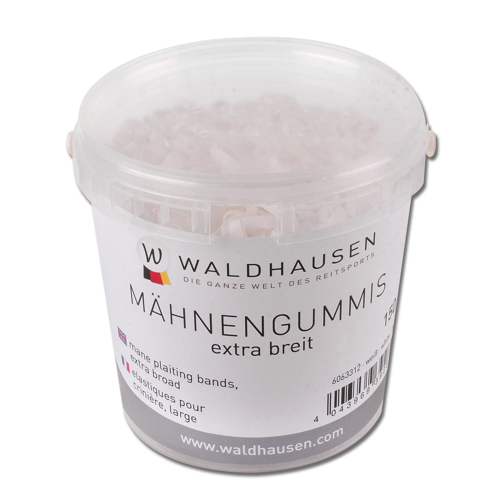 Waldhausen - Élastique À Crinière Extra Larges Waldhausen - Elastiques À Natter - Blanc - Taille Unique - Decathlon