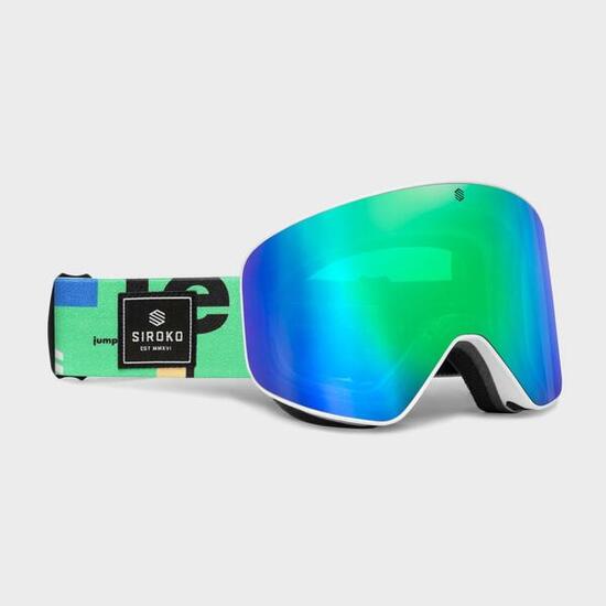 Masque de ski Sports d'hiver Homme et Femme GX Cypress Bleu