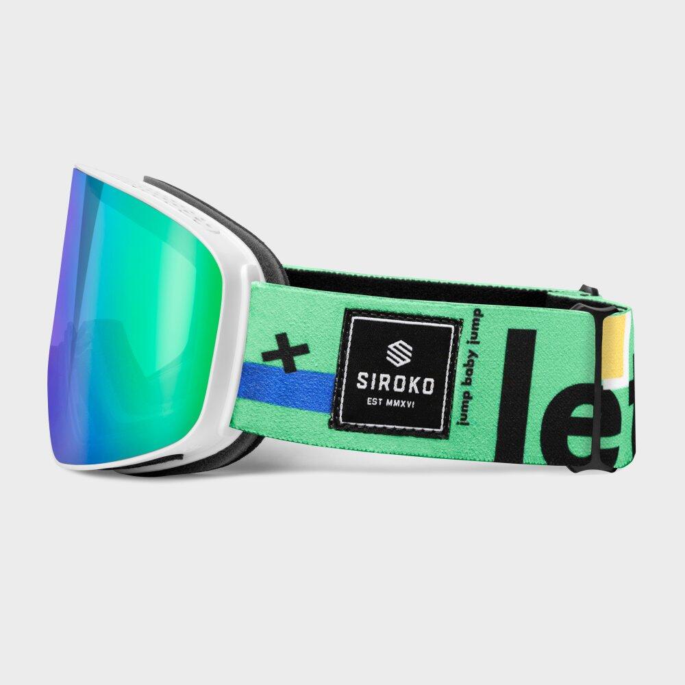 Máscara de ski Desportos de inverno Homem e mulher GX Cypress Azul 3/6