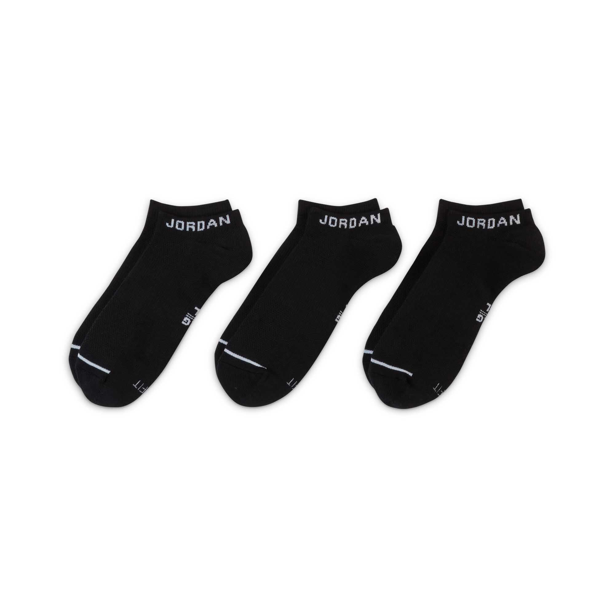 Skarpety męskie nike air jordan jumpman no-show socks 3 pary