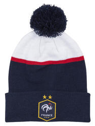 Bonnet pompon enfant FFF - Collection officielle Equipe de France de Football