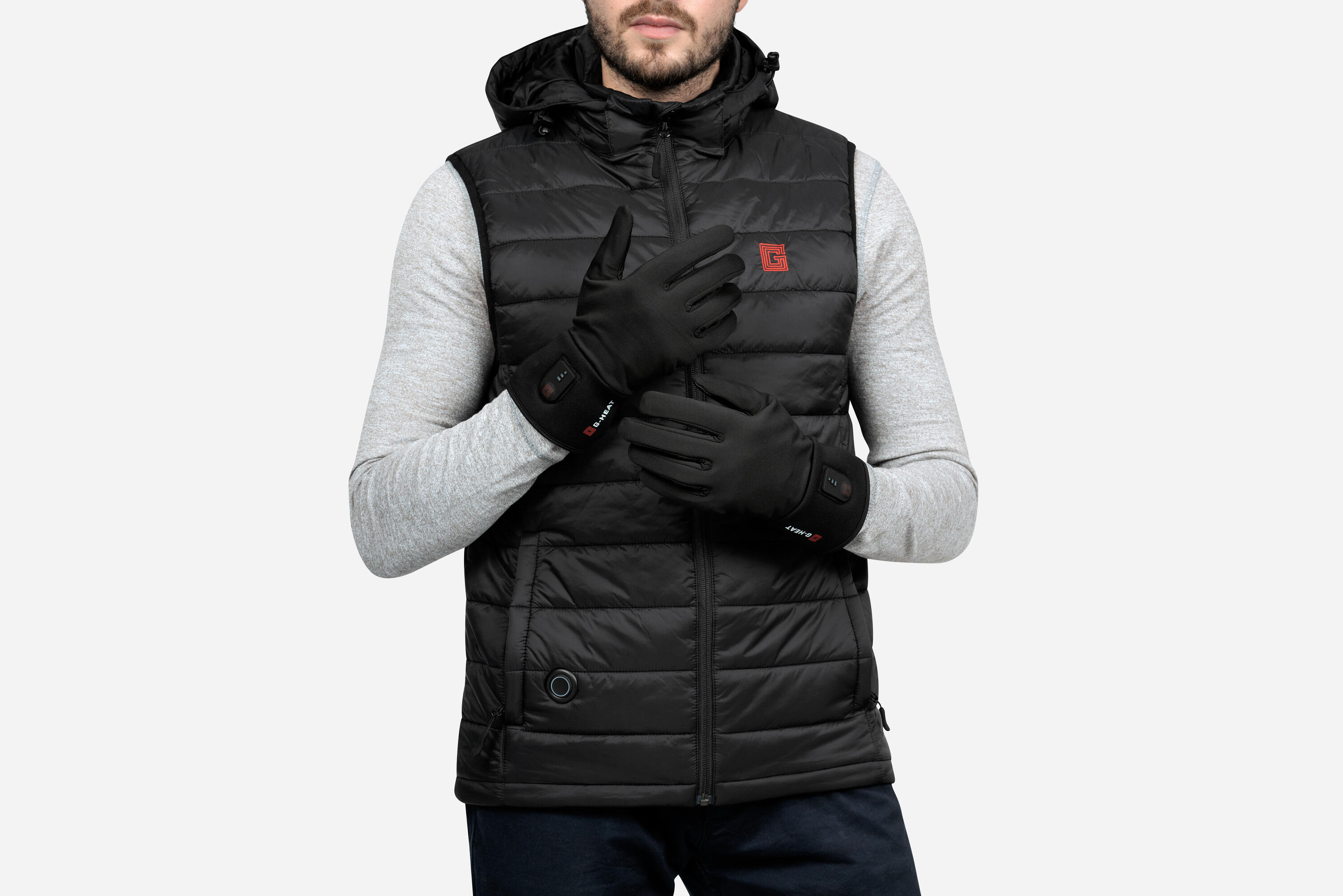 Sous-gants Polyvalents Adulte Chauffants Noir 3/6