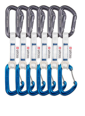 Ocún Hawk QD Combi Set: fettuccia Bio-Dyn-Ring 15mm 10cm solid-gate