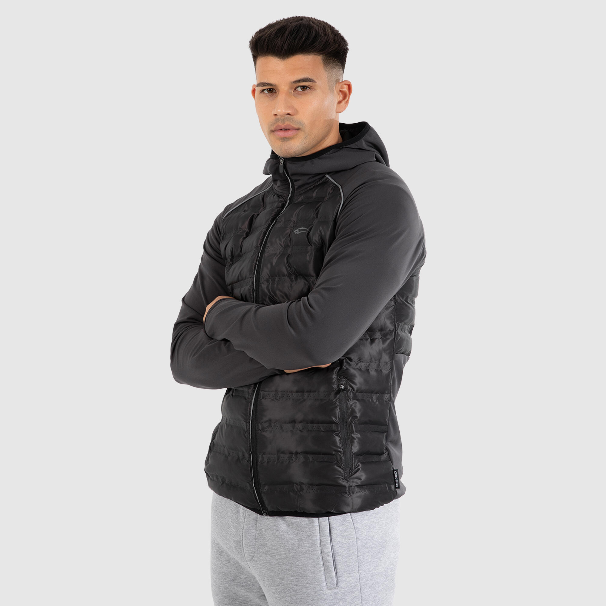 Herren Outdoorjacke Matteo Schwarz 2/6
