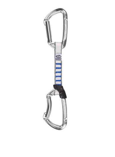 Ekspres wspinaczkowy Climbing Technology Lime Set NY 12 cm - silver