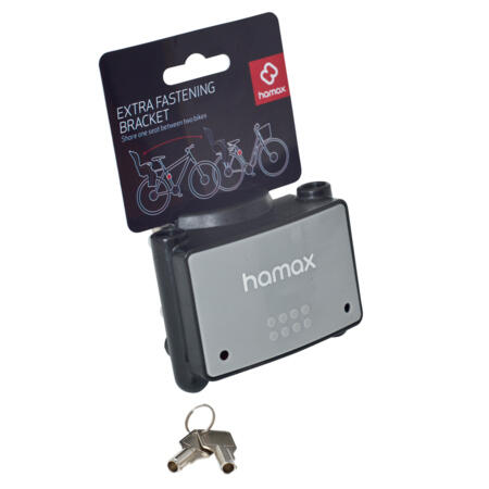 Hamax - Etrier De Fixation Hamax Fastening Bracket+lock - Siège Vélo Enfant - Gris|multicolore - Taille Unique - Decathlon