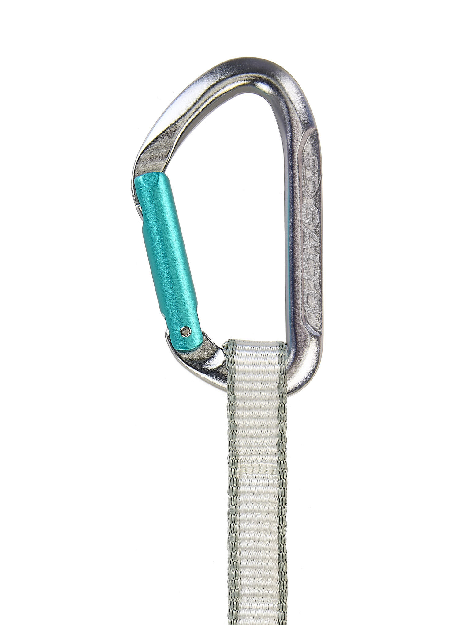 Ekspres wspinaczkowy Salto Set NY 22 cm - titanium/acquamarine 2/3