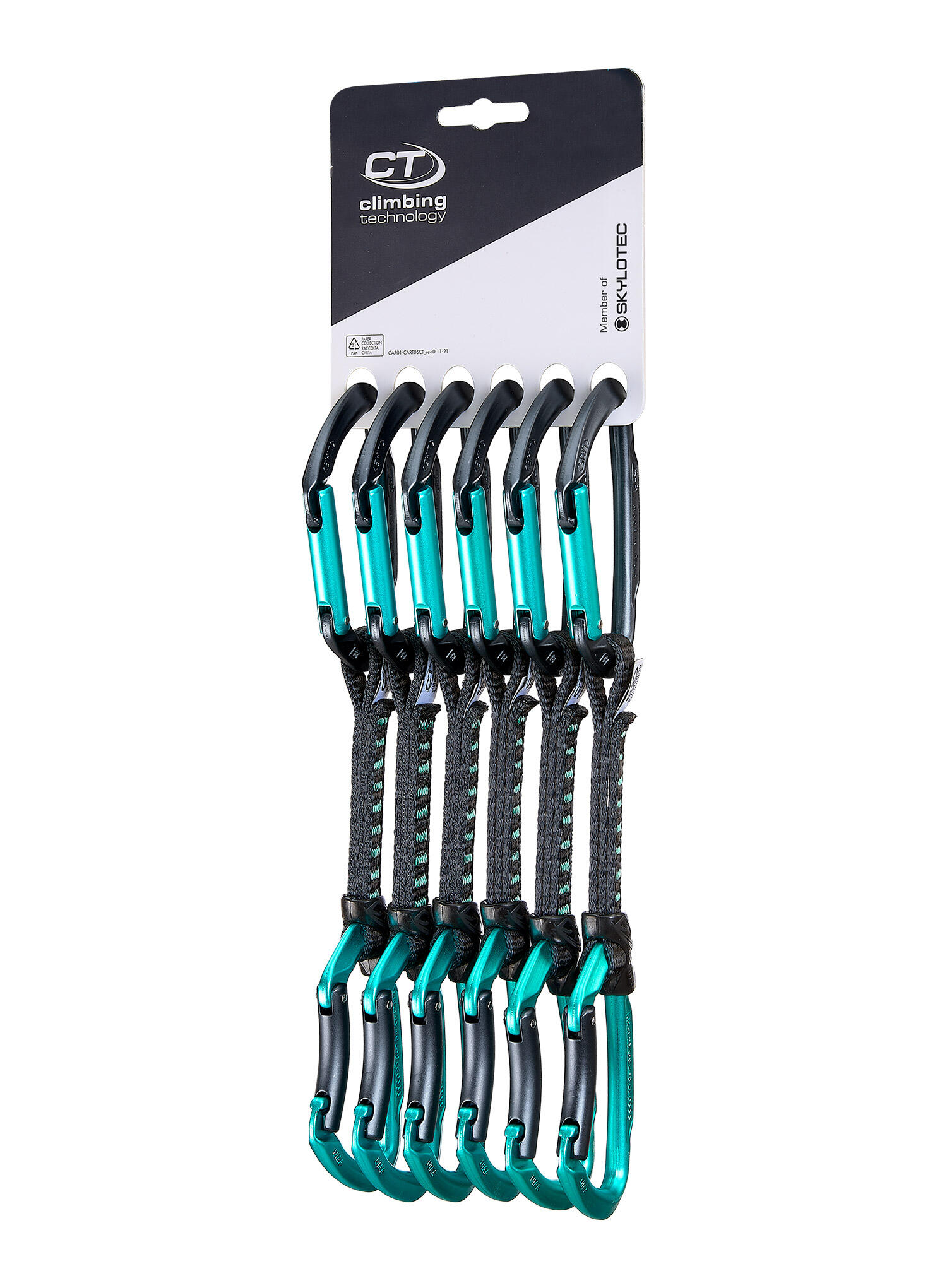 Ekspresy wspinaczkowe Climbing Technology Lime Set DY  12 cm 6-pack 1/3
