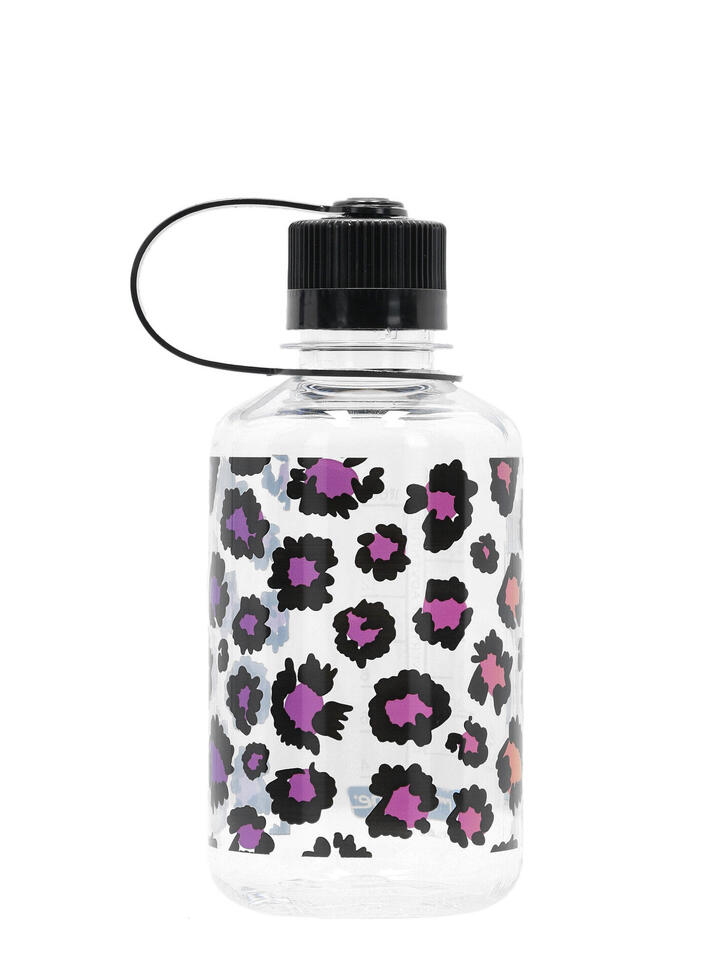 Butelka na wodę dla dzieci Nalgene Narrow Mouth 16 oz (500 ml) - clear cheetah