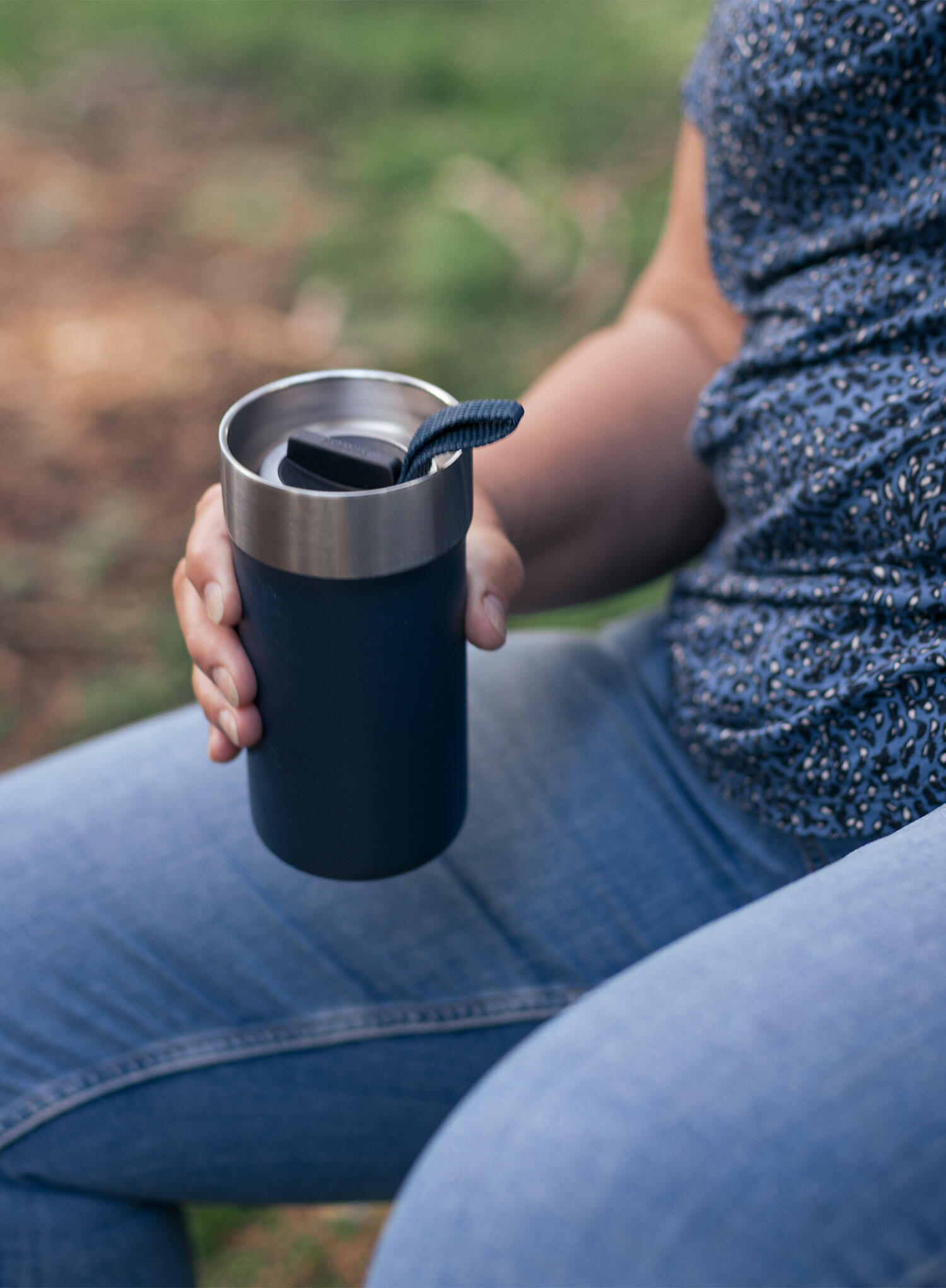 Kubek termiczny Primus Slurken Vacuum Mug 0,3 L - royal blue 2/3