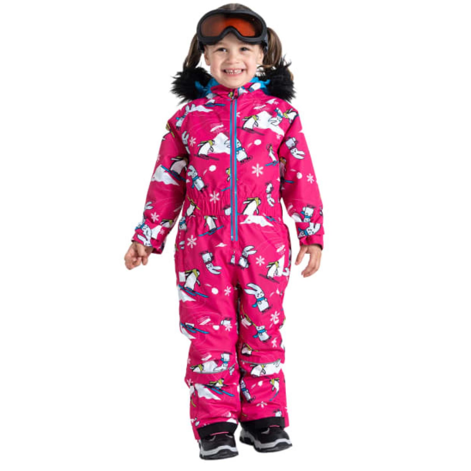 Dare 2b - Combinaison D'Hiver Pour Enfants Dare2b Snowplay - Pantalon De Ski - Rose - 1-2 Ans - Decathlon