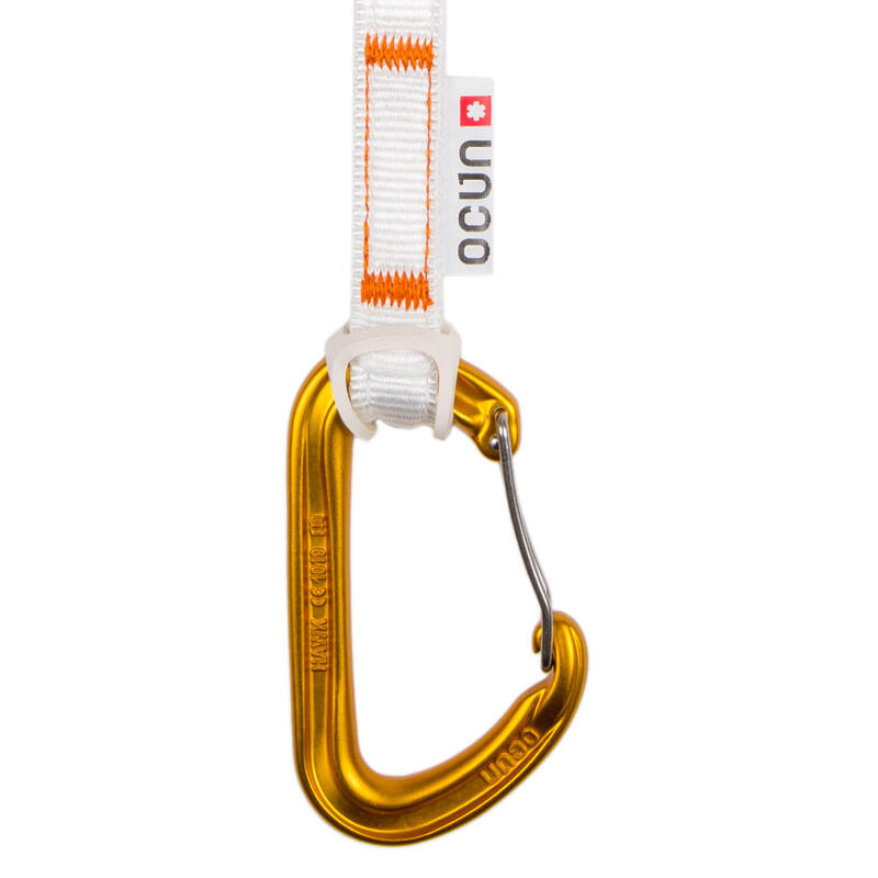 Ekspresy wspinaczkowe Ocun Hawk QD Wire Bio-Dyn-Ring 15 mm 20 cm 6-pack - orange