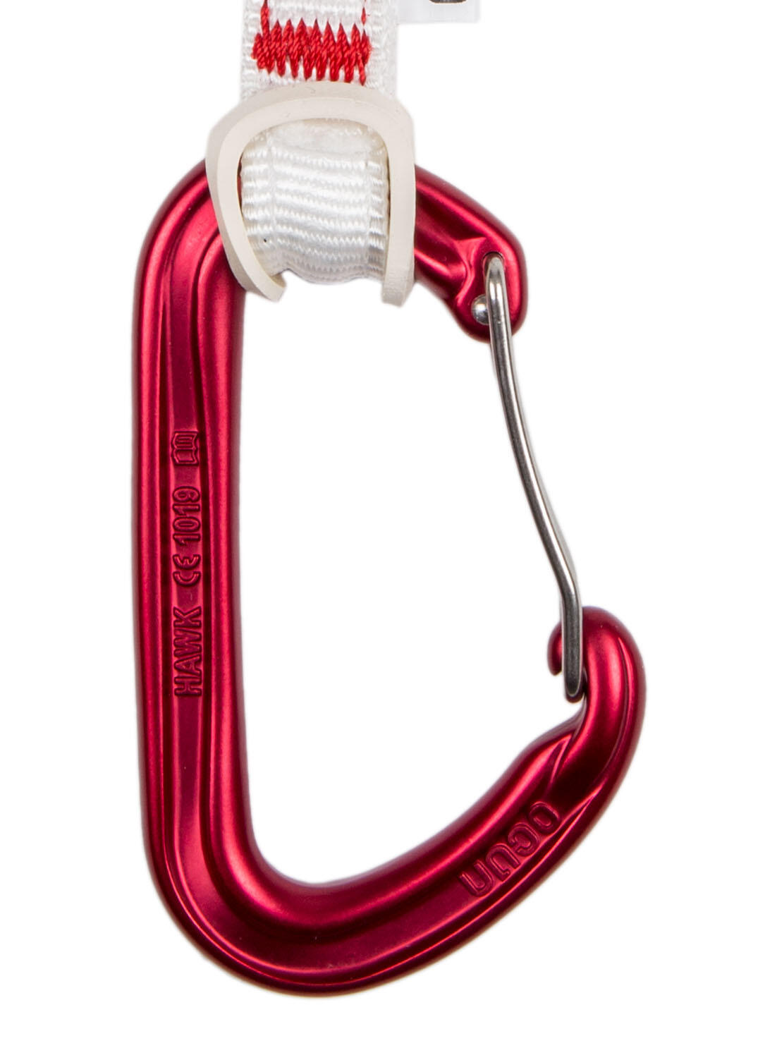 Dégaines Ocún Hawk QD Combi pack de 6 sangle Bio Dyn Ring 15 mm 10 cm rouge 4/4