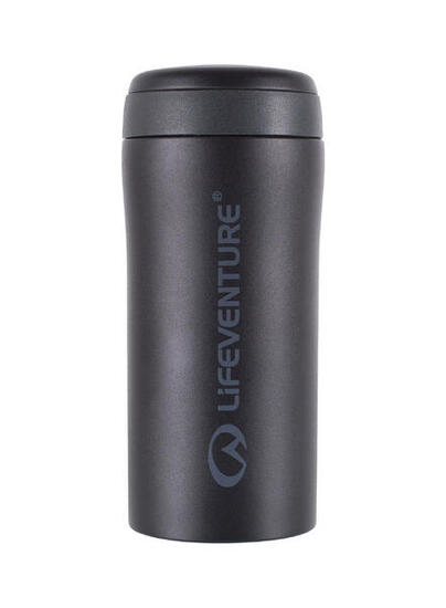 Mug thermique Lifeventure 300 ml acier inox 18/8 Matt Black compact étanche