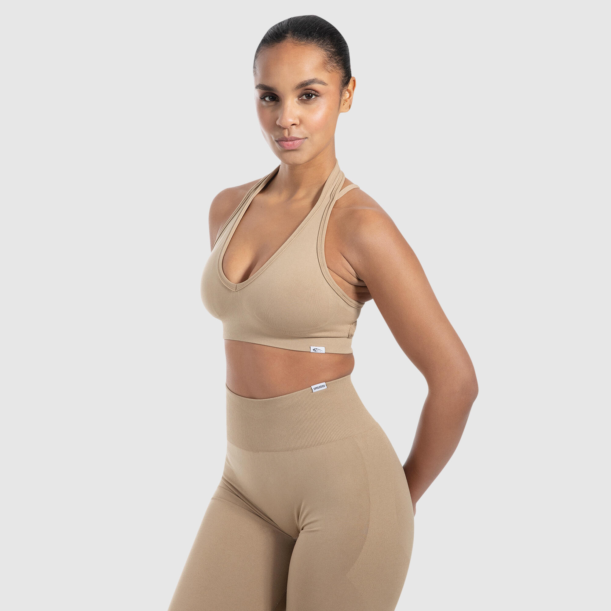 Damen Sport BH Yara Hellbraun 2/6