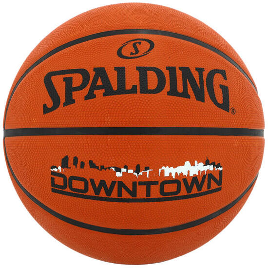 Spalding Downtown Size 7 Rubber Basketball