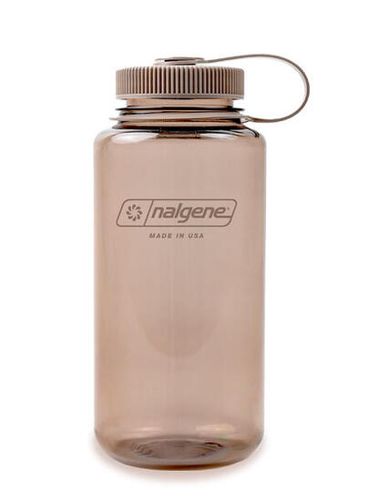 Bouteille Nalgene Wide Mouth 1000 ml Sustain Mocha en Tritan sans BPA