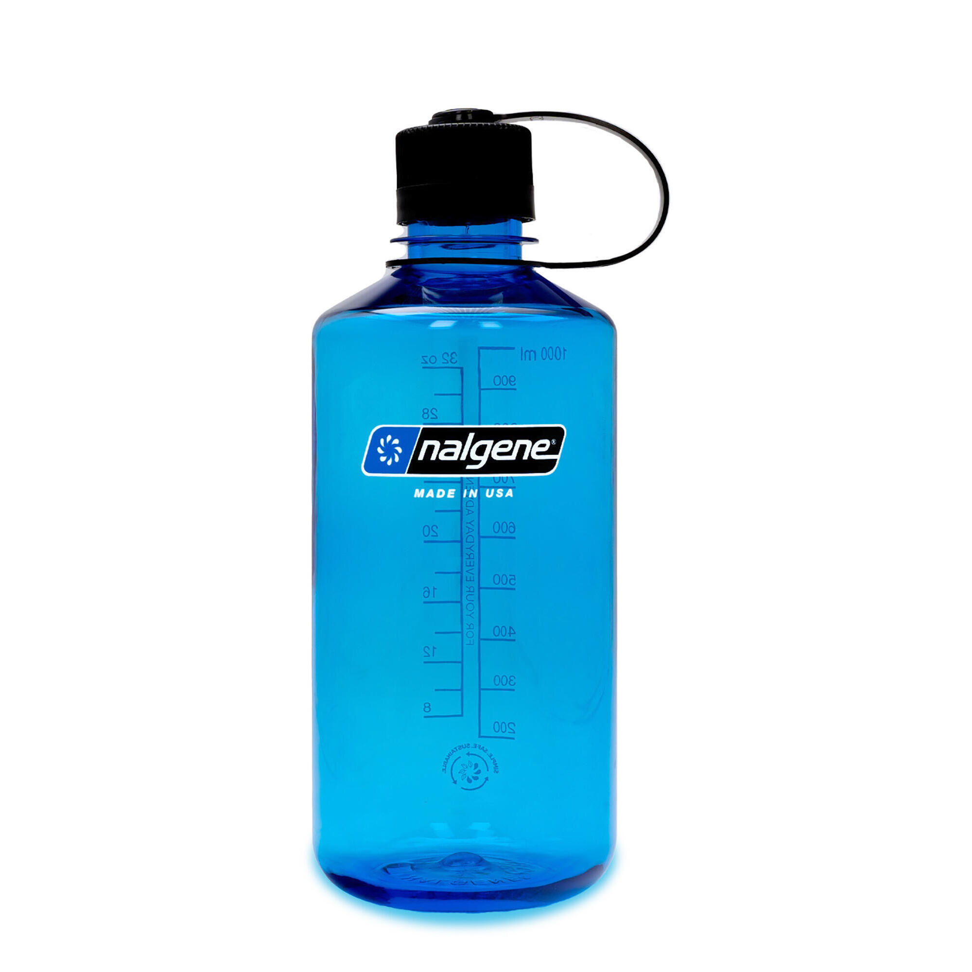 Nalgene - Bouteille Nalgene 1 L Col Étroit Slate Blue Tritan Recyclé Légère Étanche - Gourde - Bleu - 1 L - Decathlon