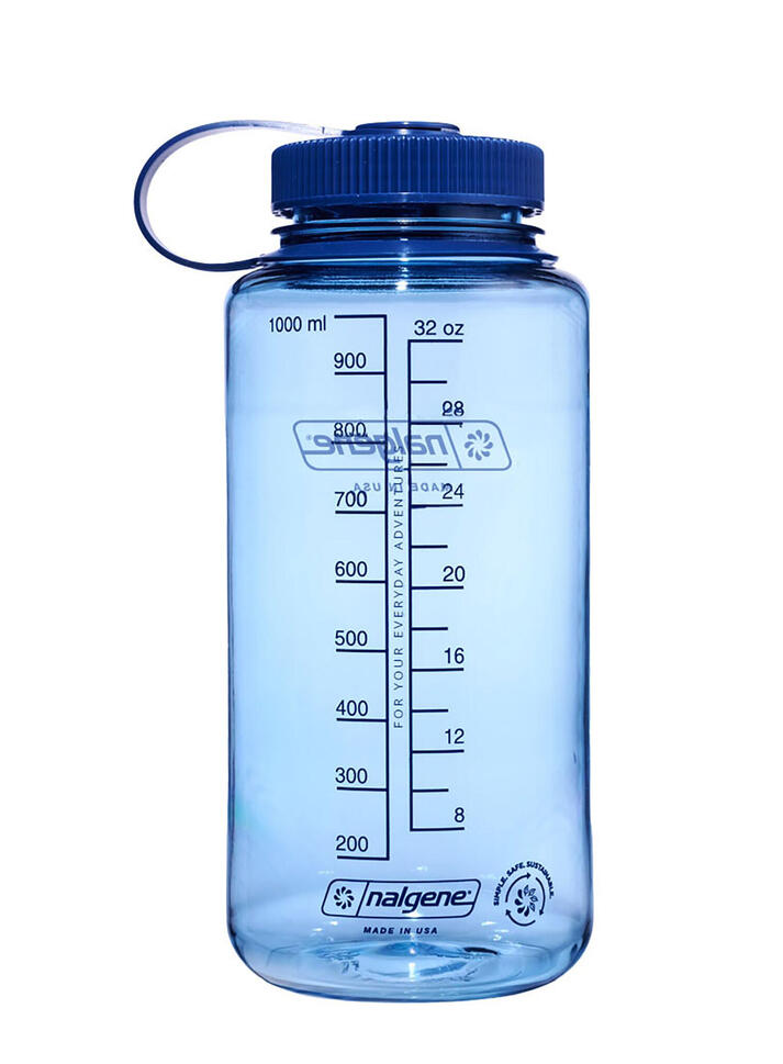 Butelka turystyczna Nalgene Sustain Wide Mouth 32 oz (1000 ml) - baby blue