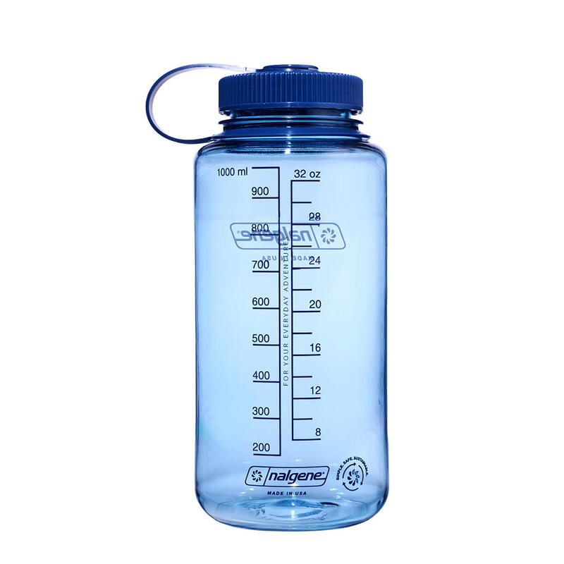 Butelka turystyczna Nalgene Sustain Wide Mouth 32 oz (1000 ml) - baby blue