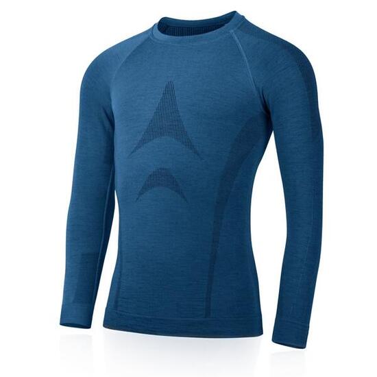 Pánské bezešvé merino triko WOLF