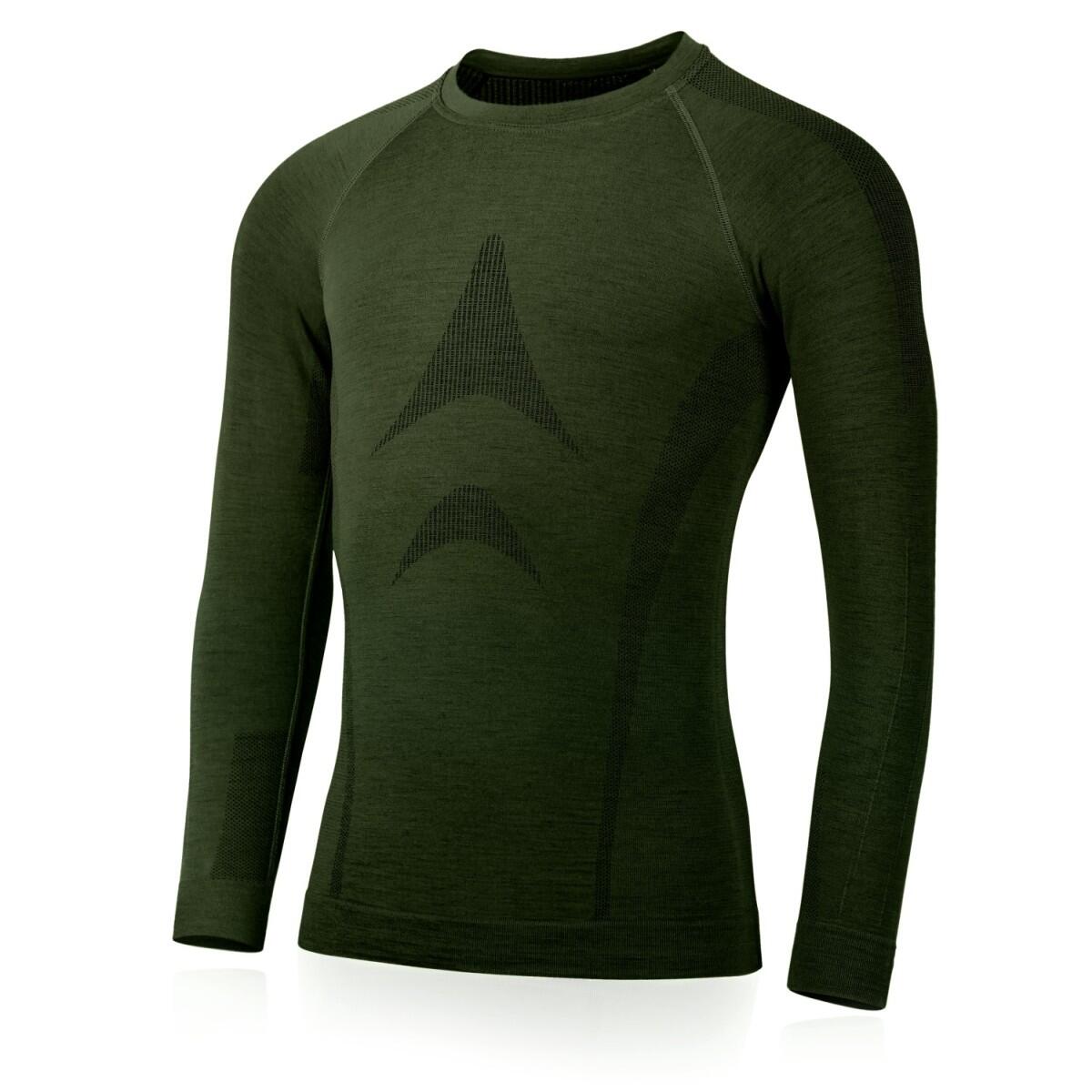 LASTING Nahtloses Merino-T-Shirt für Herren WOLF