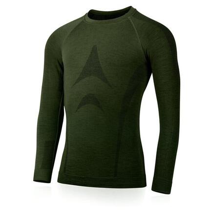 Pánské bezešvé merino triko WOLF