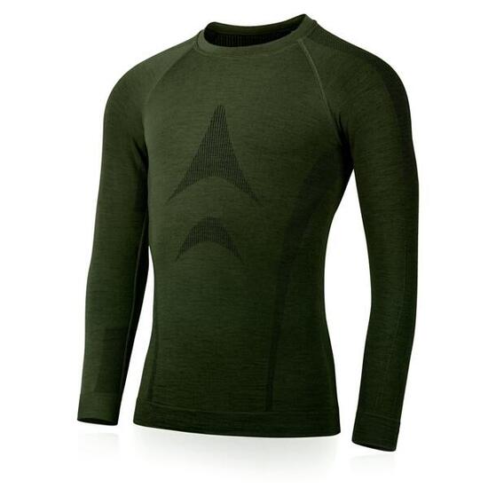 Pánské bezešvé merino triko WOLF