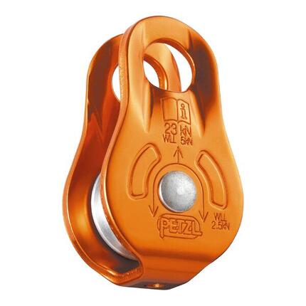 PETZL FIXE Aluminium Rolle 7–11 mm, selbstschmierende Lager, CE EN 12278, UIAA