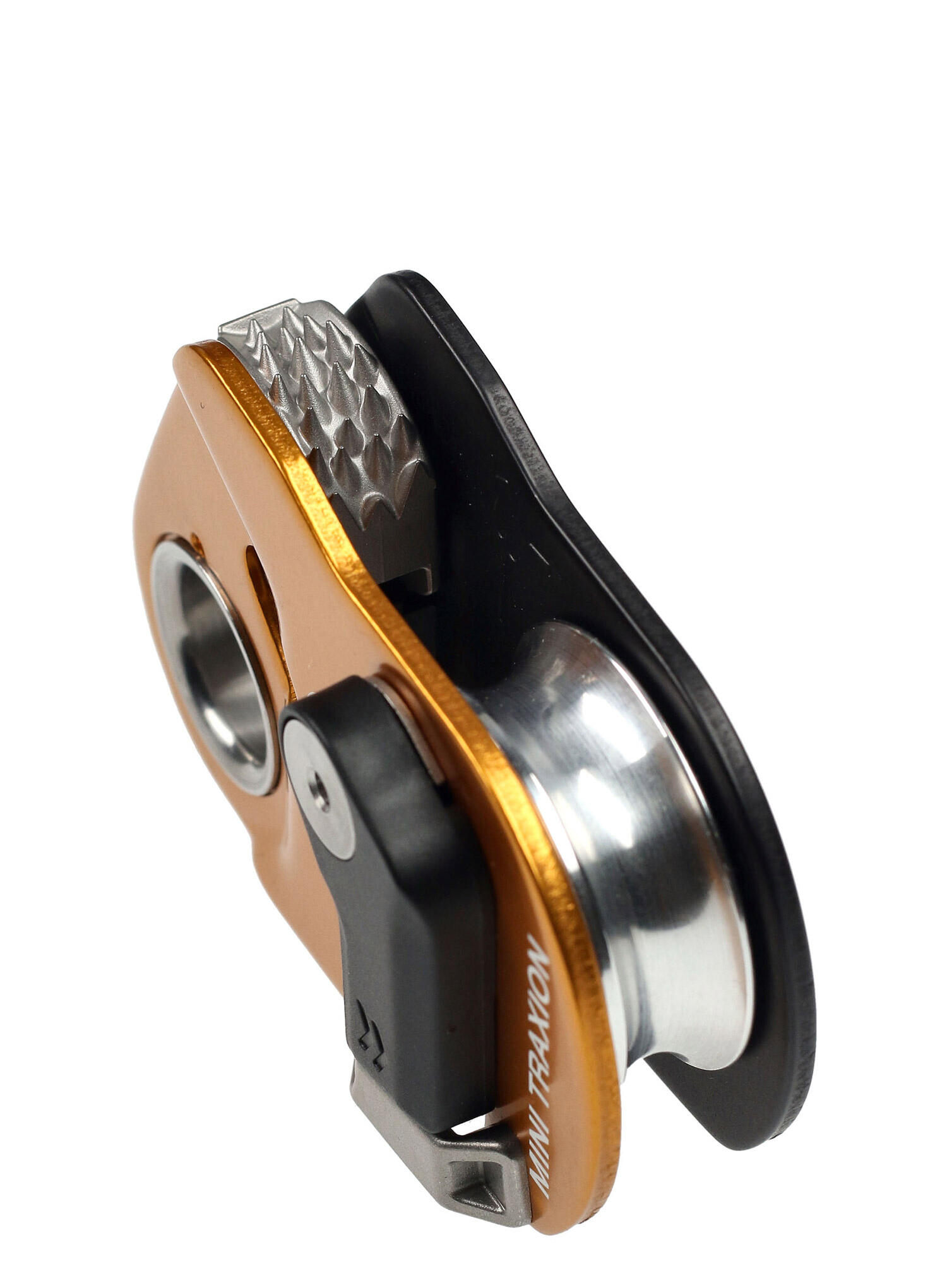 Poulie-bloqueur PETZL Mini Traxion ouvrable alu 32 mm, rendement 93% (7–11 mm) 7/7