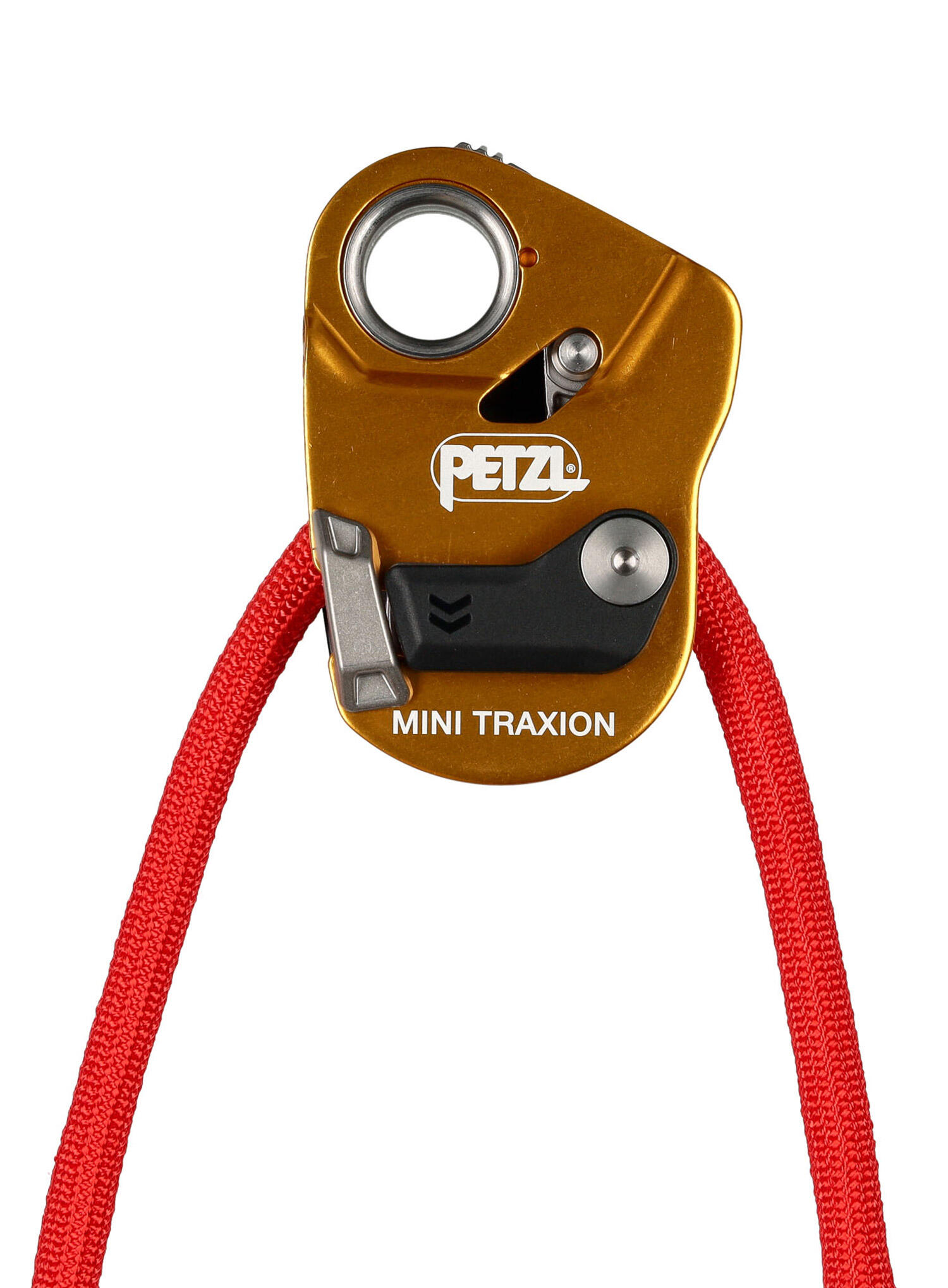 Poulie-bloqueur PETZL Mini Traxion ouvrable alu 32 mm, rendement 93% (7–11 mm) 6/7