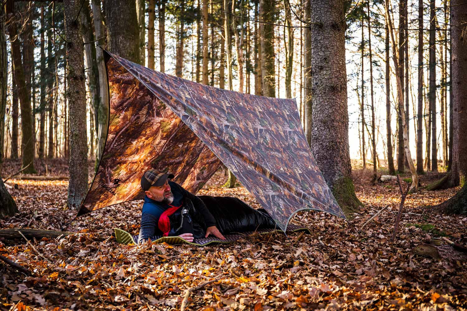Amazonas Tarp de voyage ultra-léger (imprimé forêt) 7/7