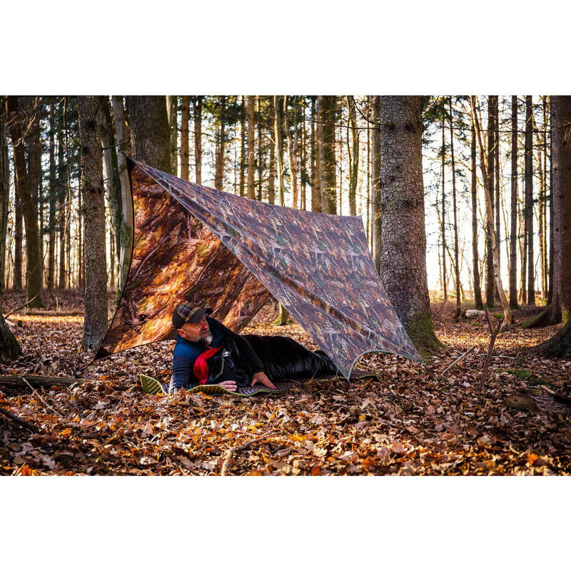 Amazonas Ultra-Light Travel Tarp (Imprimé Forêt)