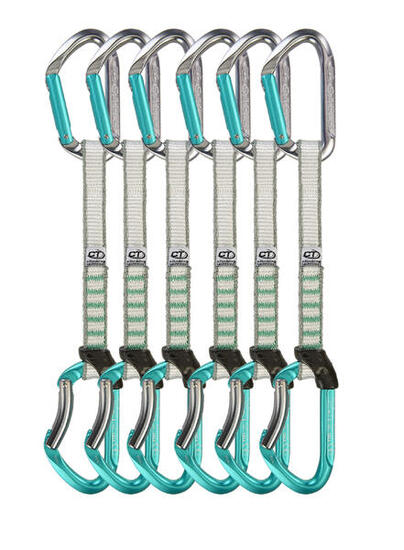 Ekspres wspinaczkowy Climbing Technology Salto Set NY 17 cm 6-Pack