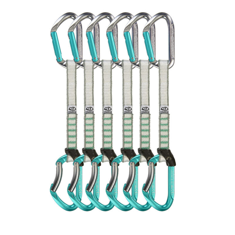 Ekspres wspinaczkowy Climbing Technology Salto Set NY 17 cm 6-Pack