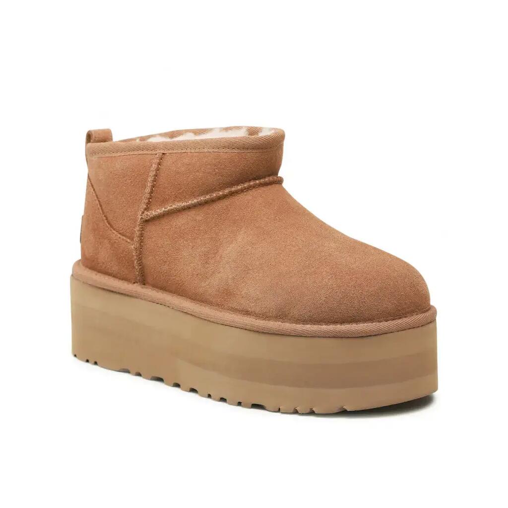 Chaussures pour femmes Ugg Ultra mini plateforme Camel