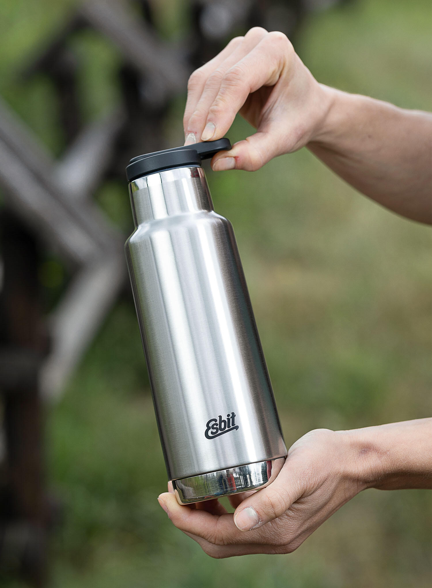 Termos prózniowy Pictor Insulated Bottle 550ml - steel 4/6