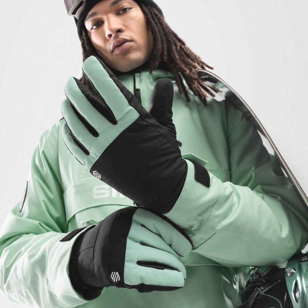 Gants thermiques snowboard et ski Sports d'hiver Homme et Femme VOSS Dead Moss V 3/7