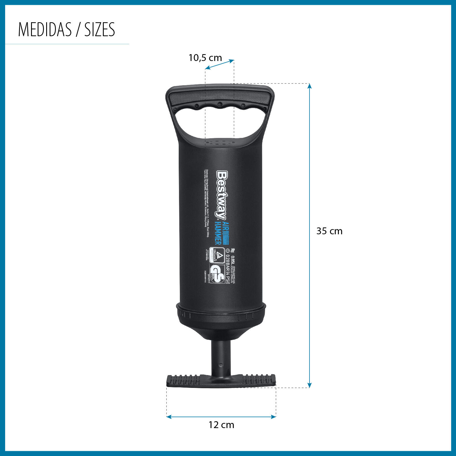 Bomba de Ar Bestway 36 cm 4/5