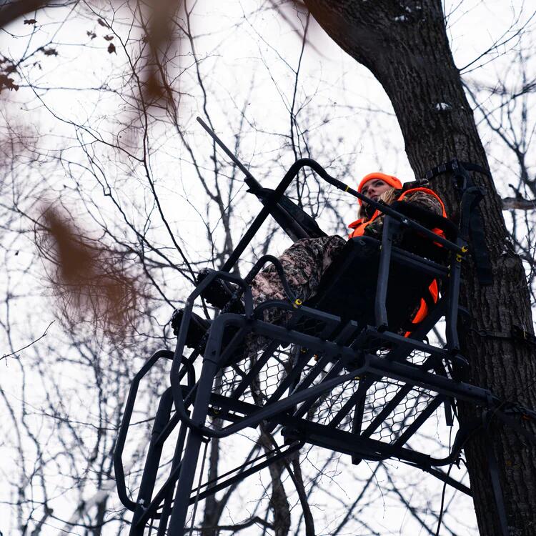 LADDER STAND PUESTO CON ESCALERA LOCKDOWN™  21FT WIDE 1-MAN 5/7