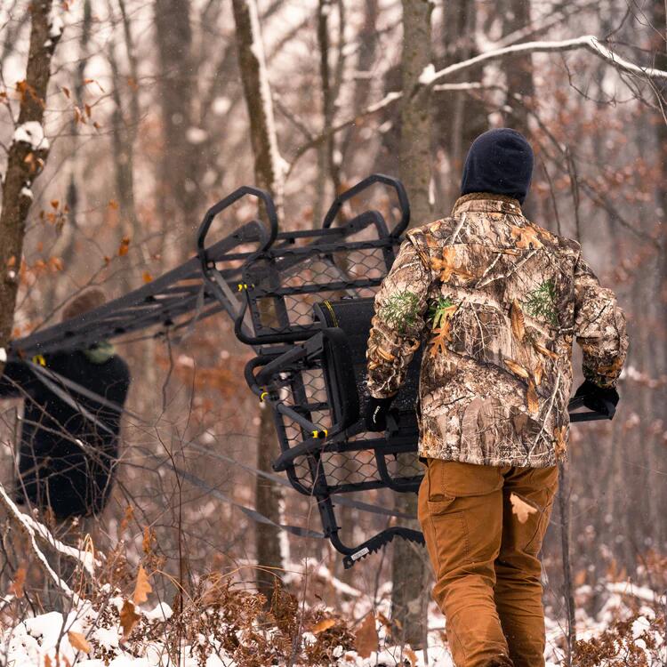 LADDER STAND PUESTO CON ESCALERA LOCKDOWN™  21FT WIDE 1-MAN 3/7