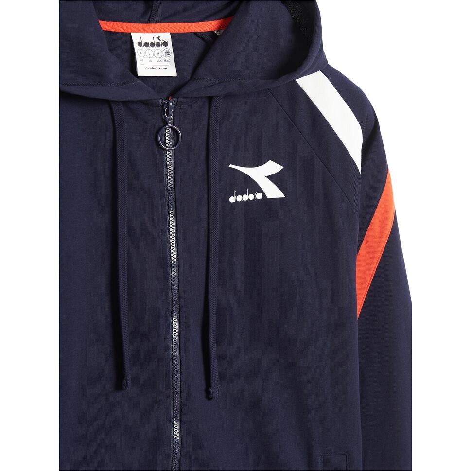 Zestaw dresowy męski DIADORA TRACKSUIT HOODIE FZ CORE