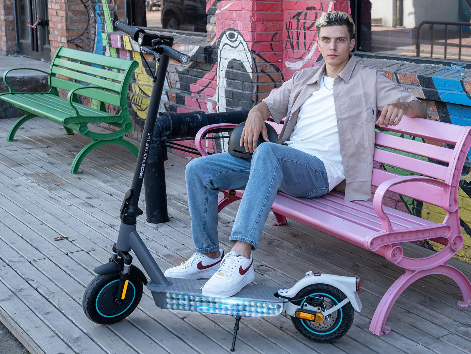 Trottinette Électrique Pliable Adulte 400W 10.4Ah avec APP - RCB-R19 7/7