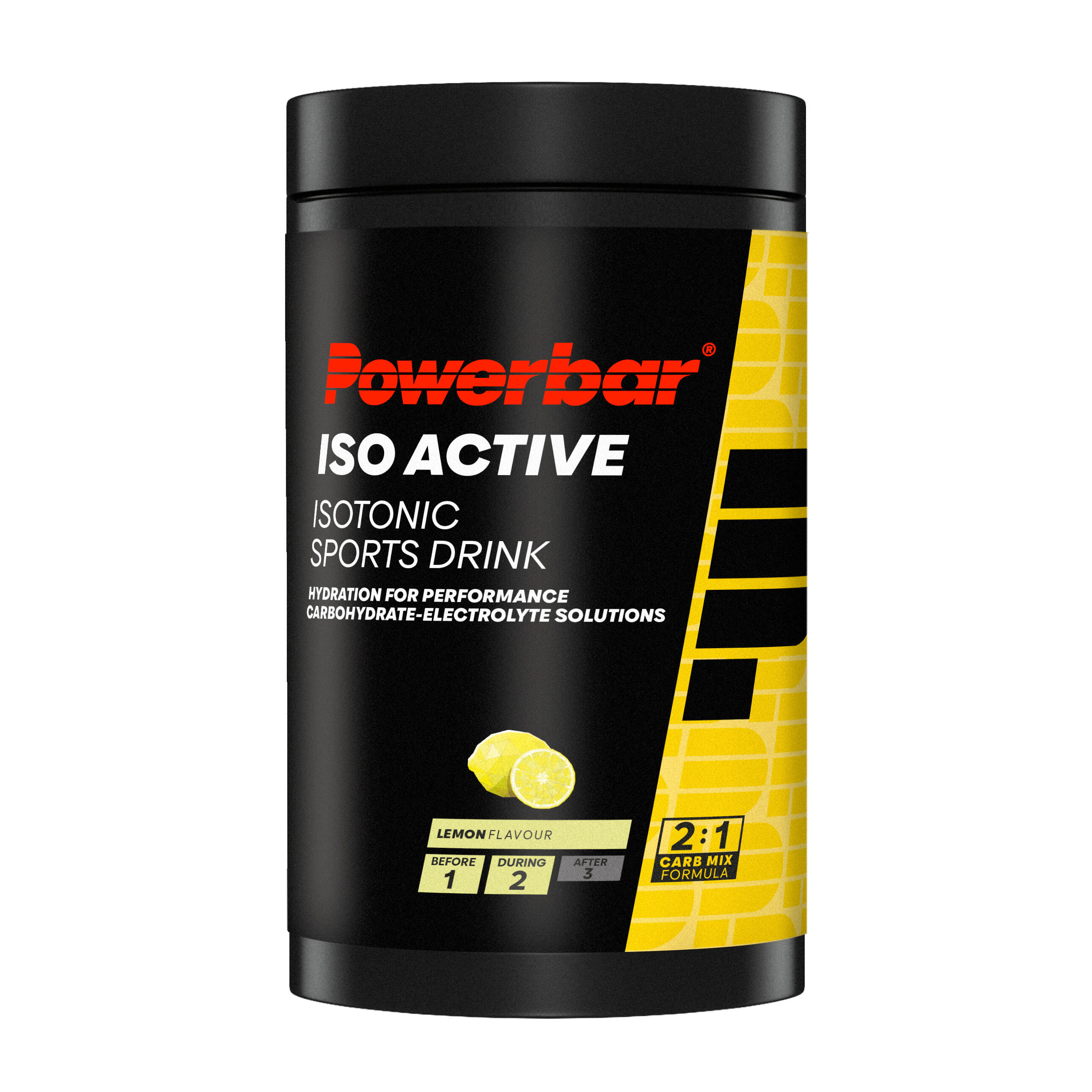 Isoactive Lemon 2x600g Isotonisches Sportgetränk - 5 Elektrolyte Pulver 2/4
