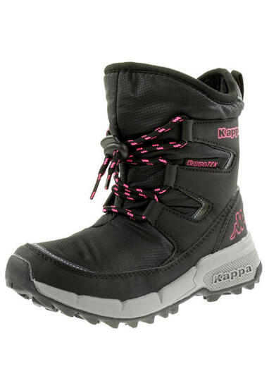 Kappa Mädchen Stiefel Winterschuh gefüttert Schwarz 260900K