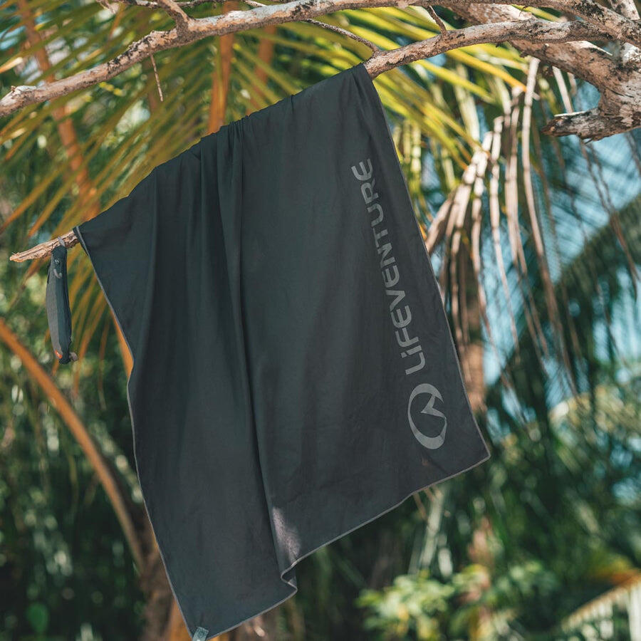 Serviette Lifeventure HydroFibre Trek L 110x65 cm anthracite, ultraligera 3/7
