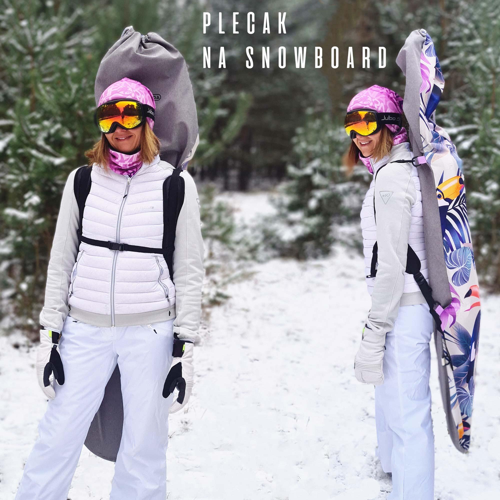 Pokrowiec snowboardowy Anaconda wielofunkcyjny i pojemny na deskę kask i buty 4/7
